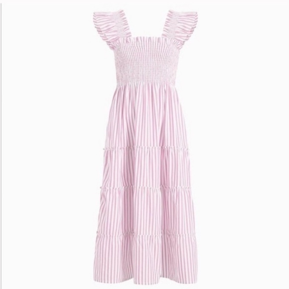 Hill House Home Ellie Nap Dress- Pink Stripe